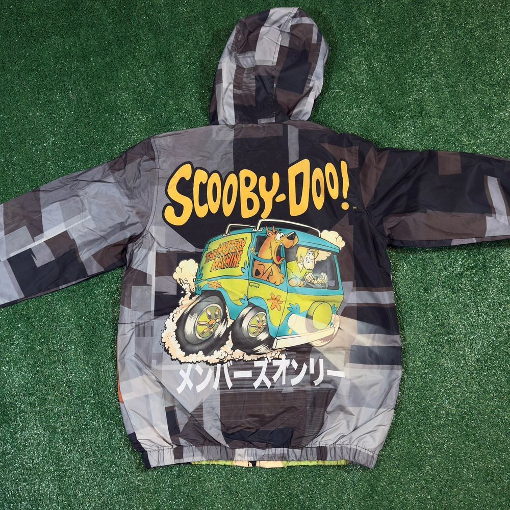 MENS MEMBERS‎ ONLY SCOOBY DOO SHAGGY WINDBREAKER HOODIE JACKET - SMALL - Picture 7 of 9